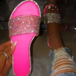Sequined Sparkly Slippers -Clothing-PrettyTina C21040634 4 40061d6b 9572 42f6 8f5d 5ad1c4b3f88c