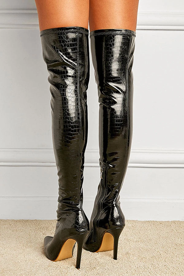 Solid Color On-Trend Boot 3 Solid Color On-Trend Boot - Image 3