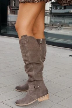 Solid Color Nautical Zip Through Boots 21 Solid Color Nautical Zip Through Boots -Clothing-PrettyTina C22083046 CO 3