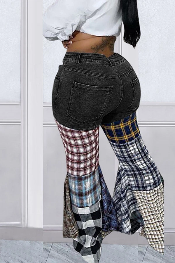 Houndstooth Cool Ruffle Pants 11 Houndstooth Cool Ruffle Pants - Image 11