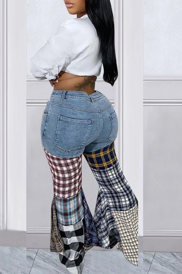 Houndstooth Cool Ruffle Pants 5 Houndstooth Cool Ruffle Pants - Image 5