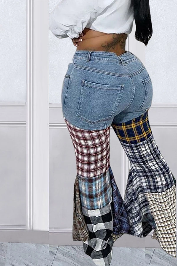 Houndstooth Cool Ruffle Pants 6 Houndstooth Cool Ruffle Pants - Image 6