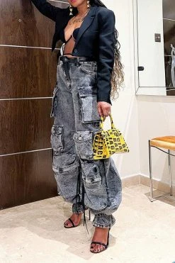 Solid Color Punk Multi Pocket Wide Leg Jeans -Clothing-PrettyTina C23020842 AS 11 e40c057b 8783 4fc4 befd 69f9ecb1f91e