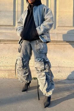 Solid Color Punk Multi Pocket Wide Leg Jeans -Clothing-PrettyTina C23020842 AS 4 d3eab72f 8823 4503 bfb0 11f4cdc8eac5