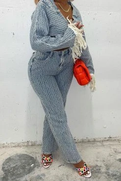 Crochet Hollow-Out Stylish Wide Leg Denim Pant Suit 18 Crochet Hollow-Out Stylish Wide Leg Denim Pant Suit -Clothing-PrettyTina C23021506 BL 9
