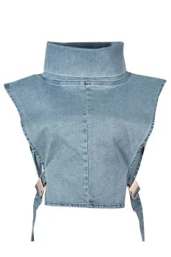 Solid Color Hot Buckled Denim Camisole 14 Solid Color Hot Buckled Denim Camisole -Clothing-PrettyTina C23022027 BL 7