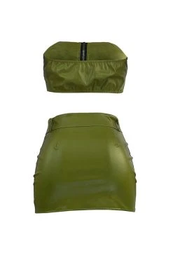 Solid Color Punk Zipped Design Dress Suit -Clothing-PrettyTina C23030731 AG 4