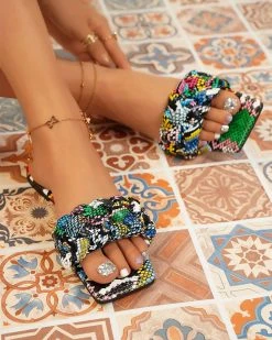 Solid Color Braided Urban Flat Slippers -Clothing-PrettyTina C23062885 SP 1