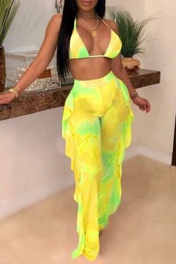 Butterfly Print Mesh Elegant High Waist Bikini & Pants -Clothing-PrettyTina H20070814 11 1704b596 8cfd 40fa a972 f405a02f96a3