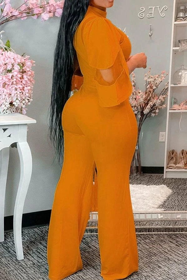 Mesh Patchwork Glamorous Jumpsuit 10 Mesh Patchwork Glamorous Jumpsuit - Image 10