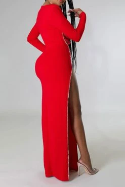 Rhinestone Patchwork Unique Irregular Maxi Dress & Bodysuit -Clothing-PrettyTina H21121437 RE 2 cf480c8f 72cc 446c 9cb4 a9da8d1799ab