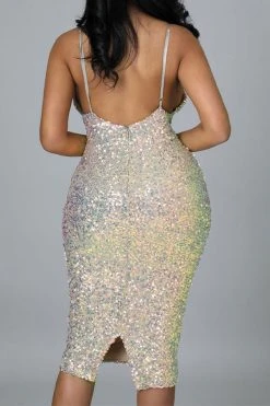 Sequined Deep V Neck Classic Midi Dress 7 Sequined Deep V Neck Classic Midi Dress -Clothing-PrettyTina H21122006 AP 4 05de208f 6d63 40d2 b1c8 a15cba155414