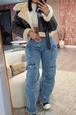 Cool Ruffle Bandeau Patch Pocket Top & Bottoms (Sold Separately) 28 Cool Ruffle Bandeau Patch Pocket Top & Bottoms (Sold Separately) -Clothing-PrettyTina H22111179 BL 4 8810f711 edec 4c57 a964 412e56285040