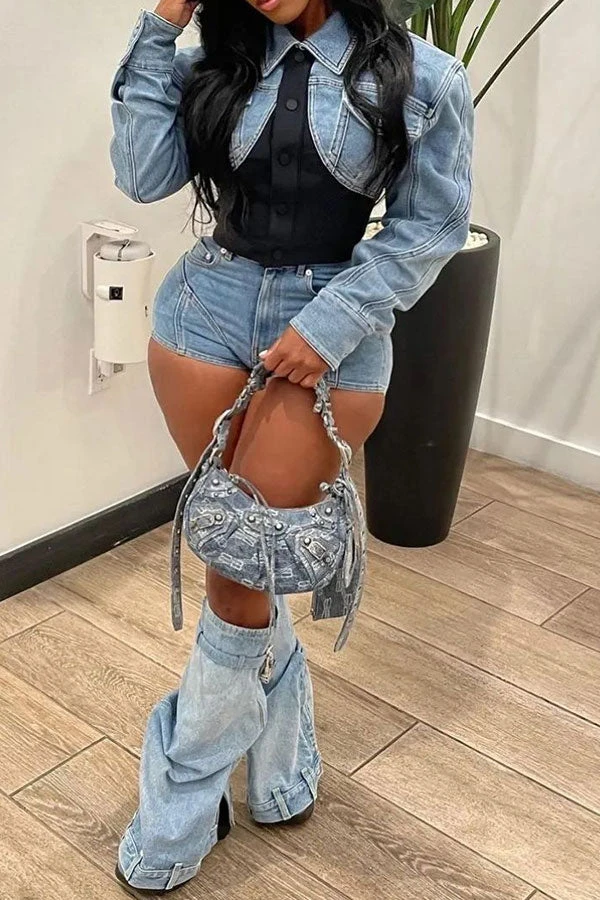 Denim Patchwork Unique Jacket 1 Denim Patchwork Unique Jacket