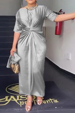 Solid Color Simple Strappy Dress Suit -Clothing-PrettyTina H23021646 AS 1