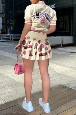 Cartoon Print Preppy Pleated Dress Suit -Clothing-PrettyTina H23030797 AP 3 81b2218b 851f 4b71 b8a2 3d6b1dc9e9b6