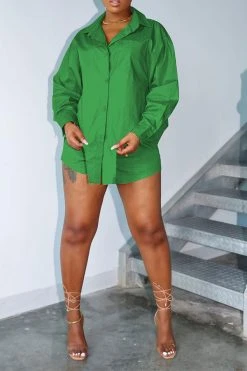 Solid Color Classic Irregular Pant Suit 39 Solid Color Classic Irregular Pant Suit -Clothing-PrettyTina H23072118 GR 4