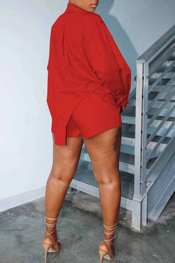 Solid Color Classic Irregular Pant Suit 15 Solid Color Classic Irregular Pant Suit - Image 15