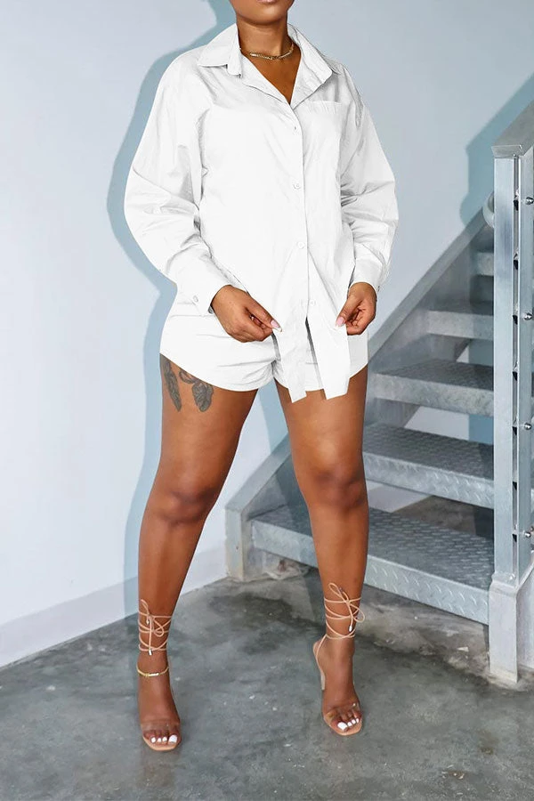 Solid Color Classic Irregular Pant Suit 9 Solid Color Classic Irregular Pant Suit - Image 9