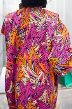 Leaf Print Bohemia Tassel Hem Midi Dress 5 Leaf Print Bohemia Tassel Hem Midi Dress -Clothing-PrettyTina H23081478 RT 3