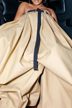 Solid Color Whimsical Wide Leg Jumpsuit With Belt -Clothing-PrettyTina HP2209293 KH 2 e00c3820 262a 4b73 a1c4 e9e23f19fc16