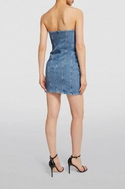 Patchwork Flower Unique Swing Denim Mini Dress -Clothing-PrettyTina HP2305171 BL 2 13ebd6eb 2eeb 48a6 9db6 465067a8bca2