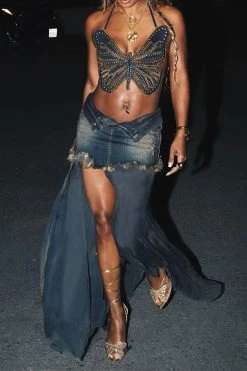 Zig Zag Butterfly Beading Rocking Lace-Up Denim Vest -Clothing-PrettyTina HP2306291 BL 2 fd006a7b 9e73 4f8b 83a8 d75549c9634a